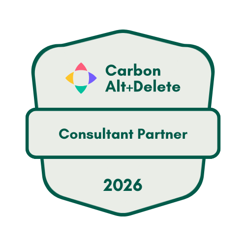 Carbon Alt Delete partner badge