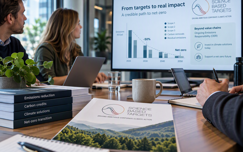 Wat zegt SBTi 2.0 over carbon credits en CO2-compensatie?