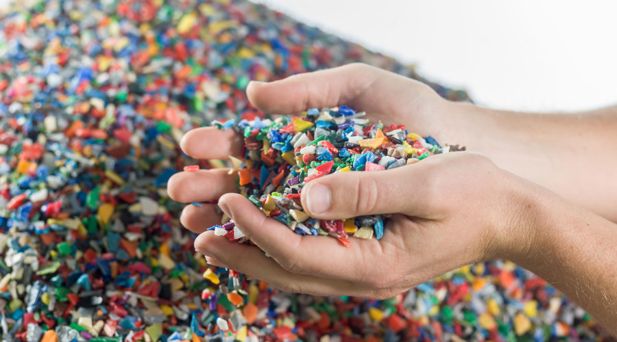 Gerecycled plastic