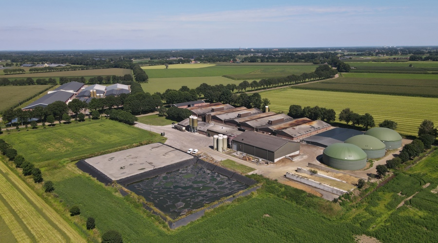 Houbensteyn luchtfoto
